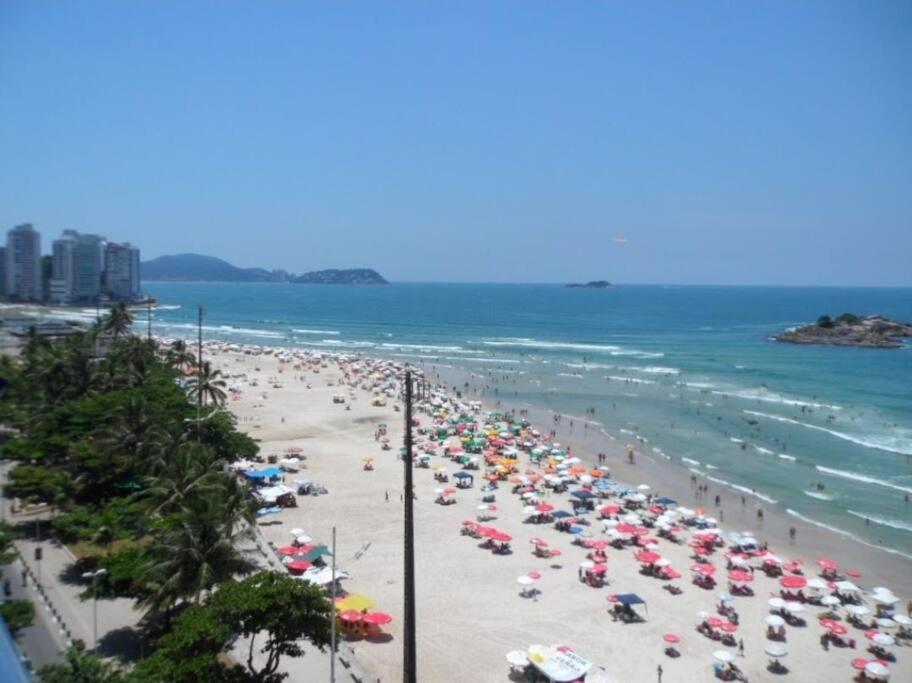 Apto De 3 Dorm De Frente Ao Mar Guaruja Luaran gambar